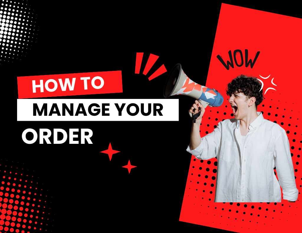 How to manage Order?