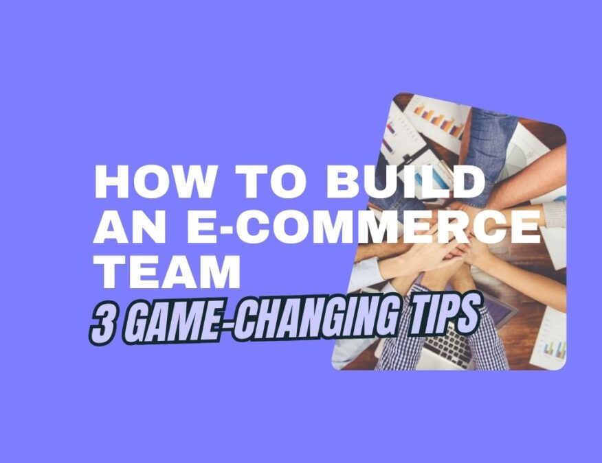 how to build an e-commerce team