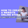 how to create a website online store