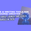 AI Writing Tools for Course Creation