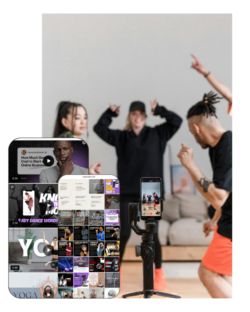 create an online dance school
