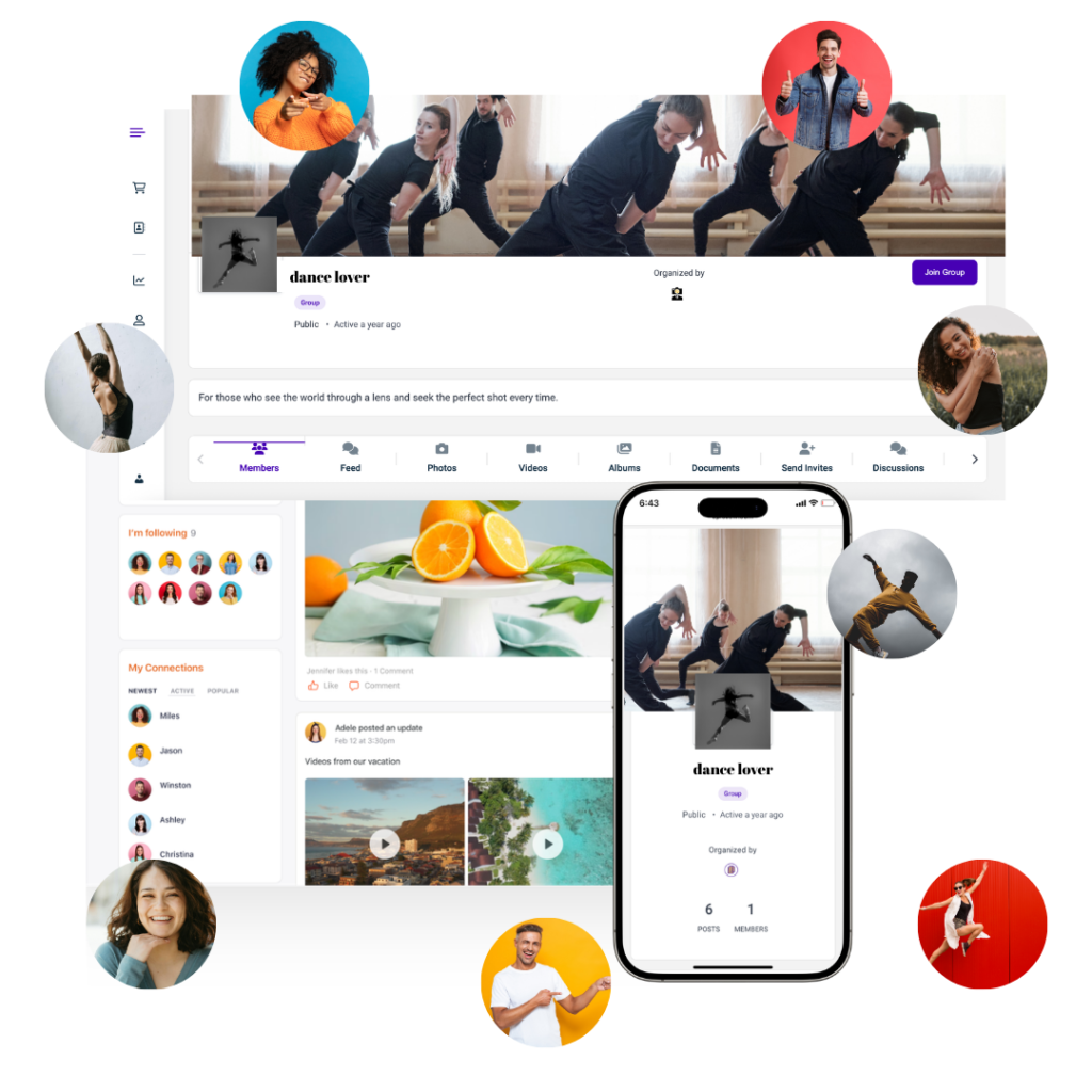 create an online dance school