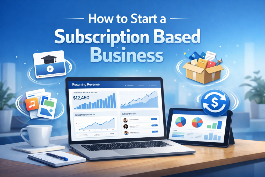 how to start a subscription based business