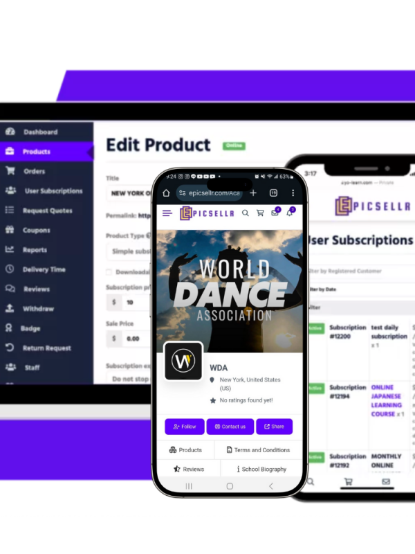 selling online subscriptions